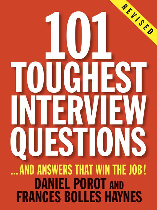 Title details for 101 Toughest Interview Questions by Daniel Porot - Wait list
